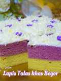 Bolu Lapis Talas khas Bogor