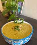 Veggies broccoli almond soup