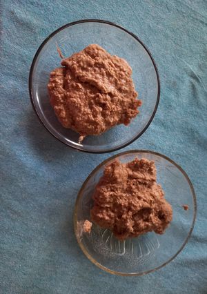 Una foto de Porridge de avena con cacao (vegano)