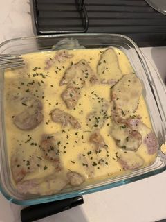 Una foto de Solomillo de cerdo en salsa de mostaza y miel