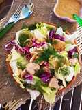 Σαλάτα με τόνο, iceberg και εξωτική vinaigrette