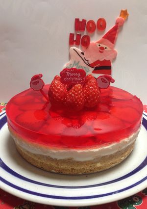 Una foto de Cheesecake de fresas!
