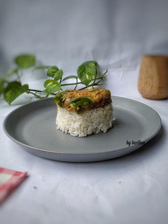 Foto resep Sego sambel ijo penyet tempe