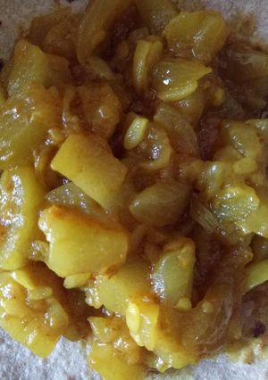 A picture of Lauki ki Sabji.