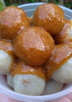 Foto resep Cilok Empuk Saos Kacang Sinti