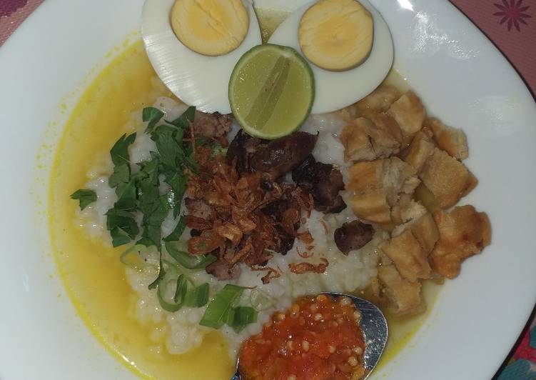 Bubur Hati ayam Mantul ❤