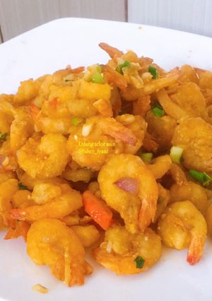 Foto resep 101.Udang telor asin🦐🥚