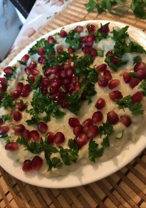 A picture of Eggplant Moutabbal 🍆😍.