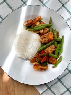 รูปของ ผักรวมพริกแกงไก่