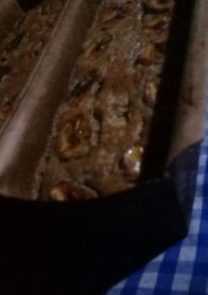 Una foto de Budín de banana sin huevo