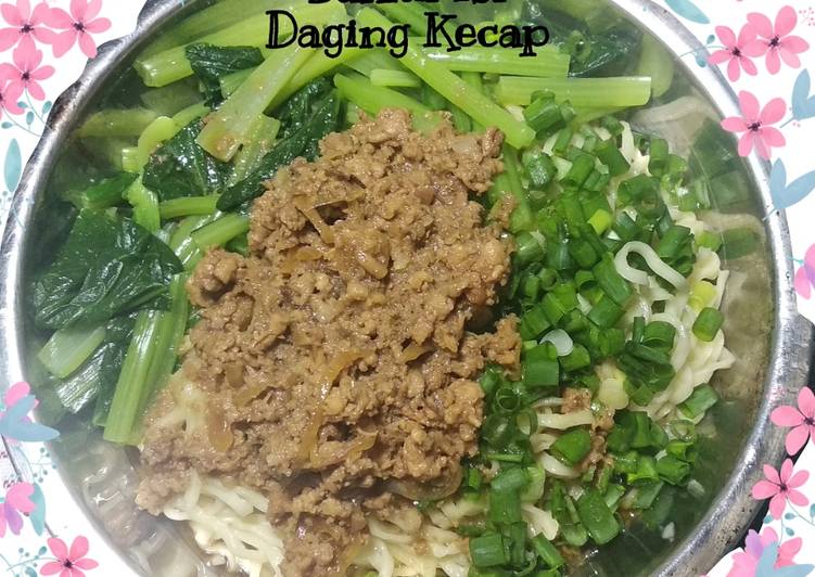 Resep Isian Daging Kecap - untuk Bakmi, Kwetiau atau Bihun Anti Gagal