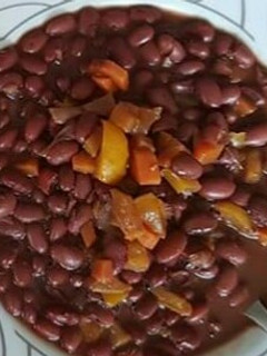 A picture of Stewed kidney beans.