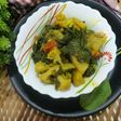 পালং এর পাঁচমিশালি তরকারি (palak panchmishali tarkari recipe in Bengali)