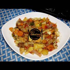 Chicken cabbage sauce A picture of Chicken cabbage sauce.