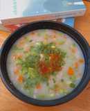 Cháo yến mạch thịt băm