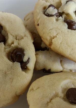 A picture of Soft Chocolate Chip Cookies.