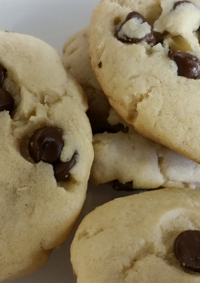 A picture of Soft Chocolate Chip Cookies.