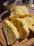 Easy and Fluffy Steamed Breakfast Cake Made with Pancake Mix