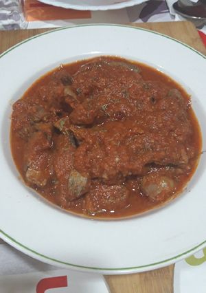 صورة لوصفة كبدة دجاج مشرمله تنافس كبدة الغنمي في البنه 😋