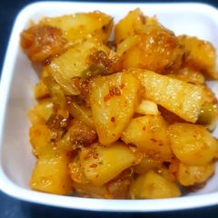 Aloo patta gobhi A picture of Aloo patta gobhi.