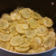 A picture of Rosemary garlic squash.