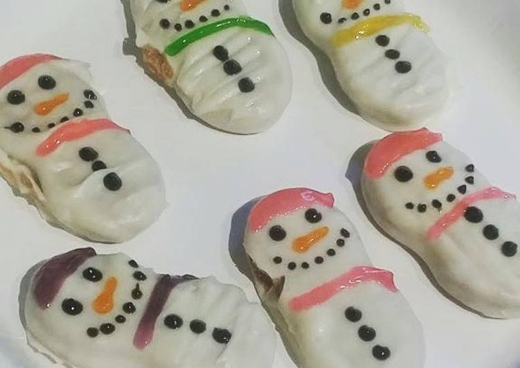 Snowmen cookies