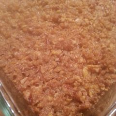 A picture of Momma B's Sweet Potato Casserole.