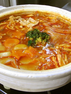 A picture of Easy and Light Tomato Hot Pot.