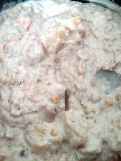 A picture of Seafood Chowdah.