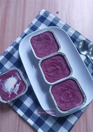 Foto resep Flan Ubi Ungu (Sweet Potato Flan, ala Kaledonia Baru)