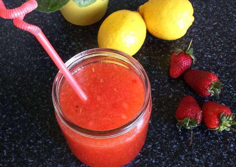 Easiest Way to Make Any-night-of-the-week Strawberry Lemonade