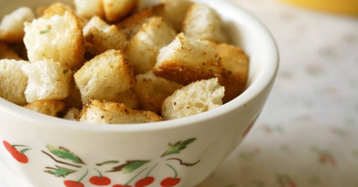 Easy Croutons in a Frying Pan Recipe by cookpad.japan Cookpad