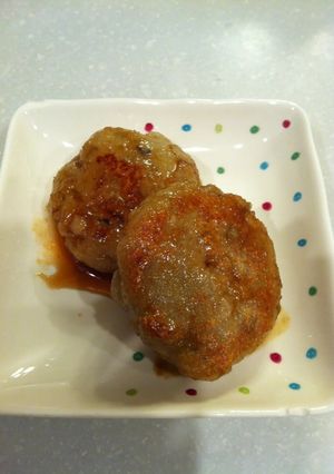 A picture of Okara Lotus Root Mochi (Thrifty Recipe).