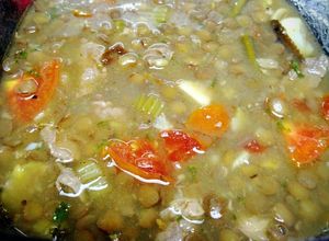 Una foto de Sopa de Lentejas