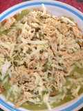Chilaquiles Verdes with Chicken