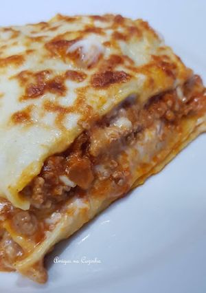 Foto de Lasanha de carne com massa fresca