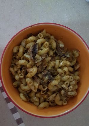 Foto resep Macaroni chicken pesto