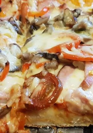 O poză a rețetei Pizza mixtă (o gustare la pachet grozavă).