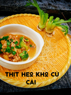 Hình của món Thịt heo kho củ cải.