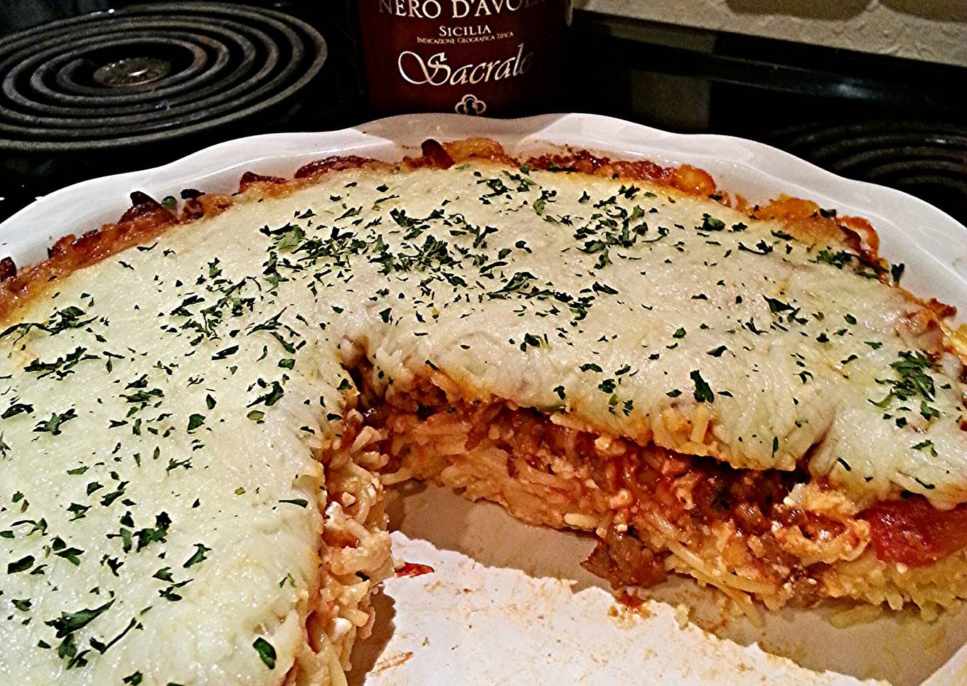 Sicilian Spaghetti Bake