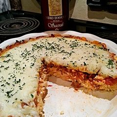 A picture of Sicilian Spaghetti Bake.