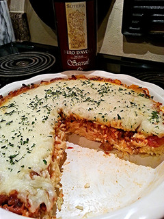 A picture of Sicilian Spaghetti Bake.