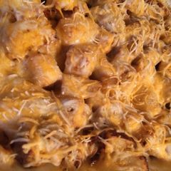A picture of Cheesy Taco Taters.