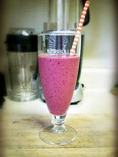 A picture of Berry Blast Breakfast Smoothie.