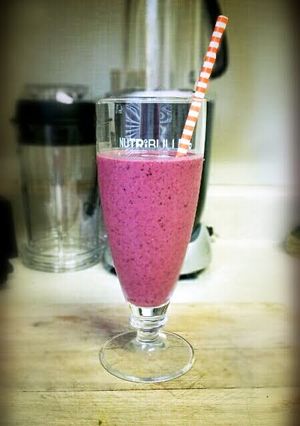 A picture of Berry Blast Breakfast Smoothie.