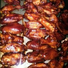 A picture of Sweet & spicy BBQ wings.
