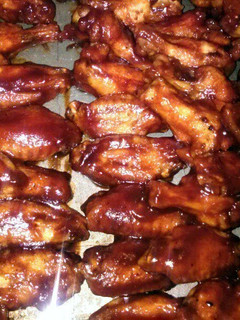 A picture of Sweet & spicy BBQ wings.