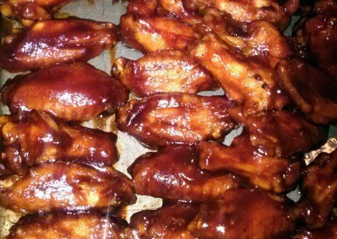 Sweet & spicy BBQ wings