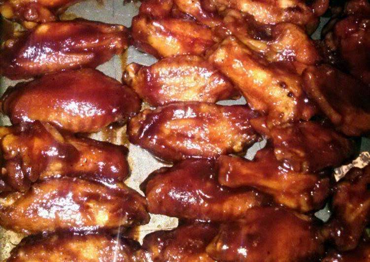 Recipe of Homemade Sweet &amp; spicy BBQ wings