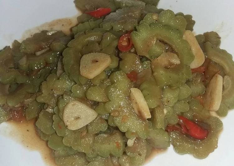 Recipe: Tasty Tumis pare tidak pahit
